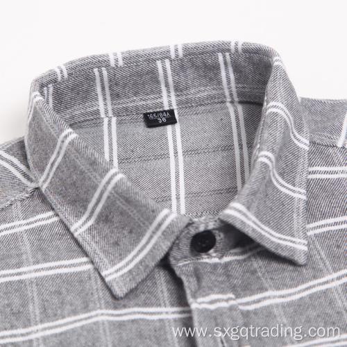 100% Cotton flannel men's shirt